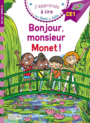 Couverture de Sami et Julie CE1 — Bonjour Monsieur Monet