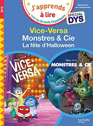 Disney - Vice-Versa / Monstres et cie, la fête d'Halloween - Spécial DYS (dyslexie)