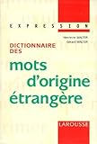 Dictionnaire Des Mots D'origine %C3%A9trang%C3%A8re