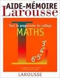 Aidemmoire Maths