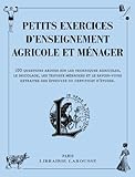 Petits Exercices D'enseignement Agricole Et M%C3%A9nager
