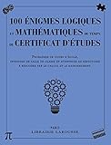 100 %C3%A9nigmes Logiques Math%C3%A9matiques Du Temps Certificat %C3%A9tudes