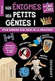 Les %C3%A9nigmes Des Petits G%C3%A9nies ! Du Cm1 Au Cm2  Cahier De Vacances