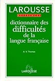 Dictionnaire Des Difficultes De La Langue Francaise