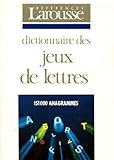 Dictionnaire Des Jeux De Lettres
