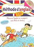 M%C3%A9thode D'anglais Ce1 Ce2 %C3%A0 Partir De 7 Ans : D%C3%A9couvre L'anglais En Voyageant Avec Alice Et Jeremy (1cd Audio)