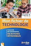 Mon Fichier De Technologie Cycle 4 2019