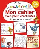 J'aime La Maternelle   Mon Cahier Avec Plein D'activit%C3%A9s Pour Ne Pas M'ennuyer ! 3 6 Ans