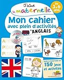 Jaime La Maternelle Mon Cahier Avec Plein Dactivits Danglais 36 Ans Cd
