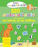 J'aime La Maternelle   520 Autocollants Pour Apprendre Les Lettres Et Les Chiffres   Sp%C3%A9cial Animaux Du Zoo