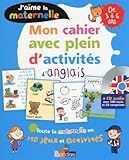 Jaime La Maternelle Mon Cahier Avec Plein Dactivits Danglais 36 Ans Cd