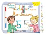 Livres Ardoises Montessori   Mes Chiffres Rugueux Montessori   3 %C3%A0 6 Ans   Editions Bordas 2019