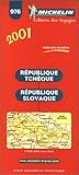 Carte Routire Rpublique Tchque Rpublique Slovaque 976 1600000
