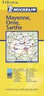 Carte Routire Mayenne Orne Sarthe N 11310