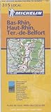 Carte Routire Basrhin Hautrhin Territoire De Belfort N 11315