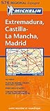 Carte Rgional Extramadura Castilla La Mancha Madrid