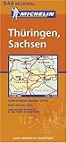 Carte Routire Thringen Sachsen N 11544 En Allemand