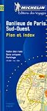 Banlieue De Paris Banlieue Sudouest Plan Avec Rpertoire 115 000