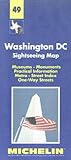 Washington Dc Sightseeing Map Museums Monuments Practical Information Metro Street Index Oneway Streets