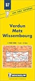 Carte Routire Verdun Metz Wissembourg 57 1200000