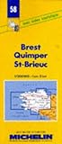 Carte Routire Brest Quimper Stbrieuc 58 1200000