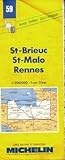 Carte Routire Stbrieuc Stmalo Rennes 59 1200000