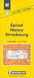 Carte Routire Epinal Nancy Strasbourg 62 1200000