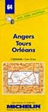 Carte Routire Angers Tours Orlans 64 1200000
