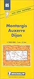 Carte Routire Montargis Auxerre Dijon N65