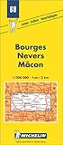 Carte Routire Bourges Nevers Mcon 69 1200000