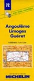 Carte Routire Angoulme Limoges Guret 72 1200000