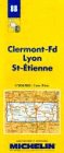 Carte Routire Clermontferrand Lyon Stetienne 88 1200000