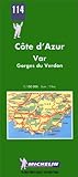 Carte Routire Cte Dazur Var N 114