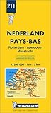 Carte Routire Rotterdam Apeldoorn Maastricht N 211