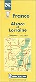 Carte Routire Alsace Et Lorraine N 242