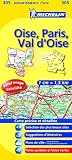 Carte Departements Oise Paris Valdoise