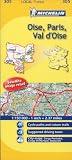 Michelin Map France Oise Paris Val Doise 305