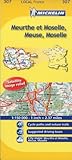 Michelin Map France Meurthe Et Moselle Meuse Moselle 307