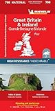 Carte National Grande Bretagne Irlande Indchirable