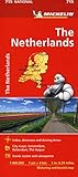 The Netherlands Michelin National Map 715
