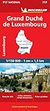 Carte National Grand Duch Du Luxembourg