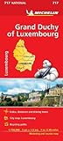 Grand Duchy Of Luxembourg Michelin National Map 717