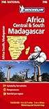 Africa Cental South Madagascar Michelin National Map 746