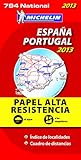 Carte Espagne Portugal Indechirable Michelin 2013