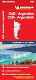 Carte National Chili Argentine Michelin