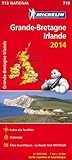 Carte Grande Bretagne, Irlande 2014 Michelin