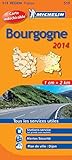 Carte Ind%C3%A9chirable Bourgogne 2014 Michelin