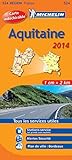 Carte Indchirable Aquitaine 2014 Michelin