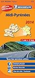 Carte Ind%C3%A9chirable Midi Pyr%C3%A9n%C3%A9es 2014 Michelin