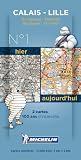 Pack 2 Cartes Hieraujourdhui Calais Lille Michelin
